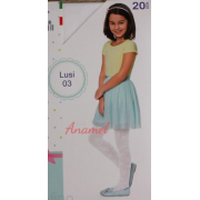 Дитячі колготки білі капронові Mona Lusi 03 20den