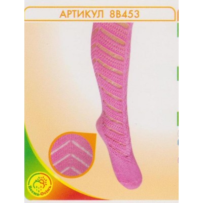 Колготки дитячі для дівчинки ажурні демісезонні Дюна 4B-453 розмір 74-80