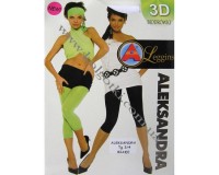 Легінси-капрі під туніку кольорові Aleksandra Leggins 3D