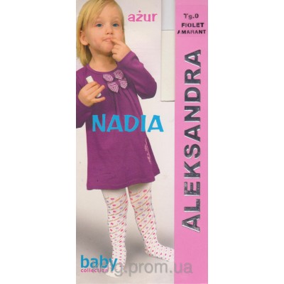 Колготи з візерунком для маленьких дам Nadia TM Aleksandra