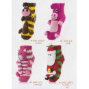 Дитячі шкарпетки теплі акрилові з аплікацією звірів KIDS HOMELINE ANIMALS
