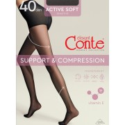 Колготи жіночі поліамідні коригуючі Active soft 40 Euro Conte