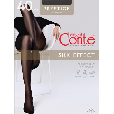 Колготи жіночі поліамідні класичні Prestige 40 Euro Conte