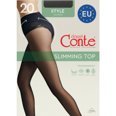 Колготи жіночі поліамідні коригуючі Conte Style 20 Euro