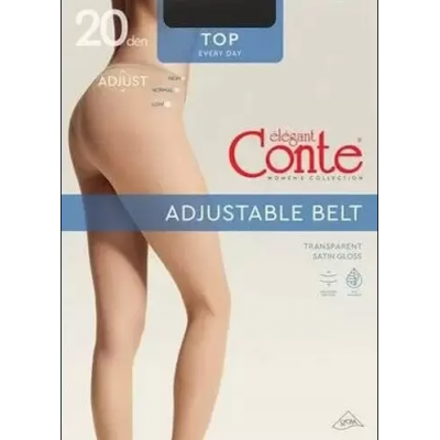 Колготи жіночі поліамідні занижена талія Top 20 Euro Conte 