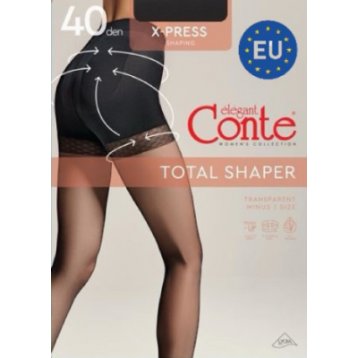Колготи жіночі поліамідні коригуючі X-press 40 Euro Conte