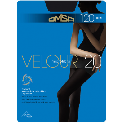 Жіночі колготки поліамідні класичні Velour 120 Omsa