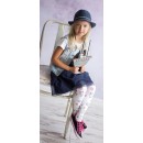 Дитячі колготки з візерунком Little Knittex розмір 104-110