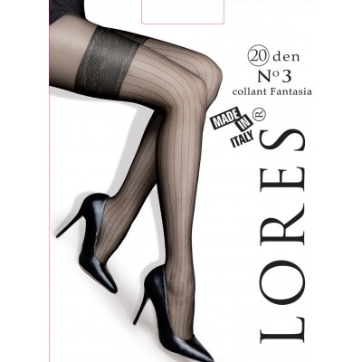 Колготки жіночі з малюнком Lores "Agnese №3" 20 den