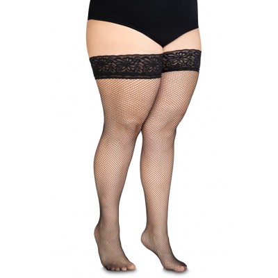 Панчохи жіночі дрібна сітка Plus Size Annes "Rete Moda" розмір 5/6