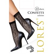 Шкарпетки жіночі з візерунком в горошок Lores Confetti 20