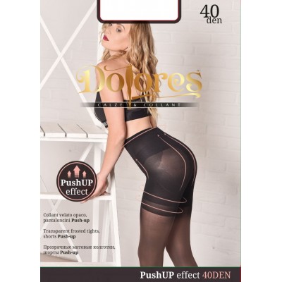 Колготки жіночі прозорі матові Dolores "Push Up" 40 den