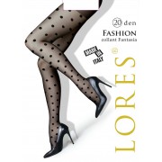 Колготки жіночі з візерунком у горошок Lores Fashion 20