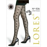 Колготки жіночі з візерунок зірочки Lores "№ 026"