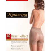 Колготки жіночі із моделюючими шортиками Katherina Brazil Effect 40 розмір 5