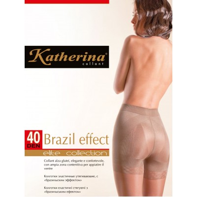 Колготки жіночі із моделюючими шортиками Katherina Brazil Effect 40 розмір 5