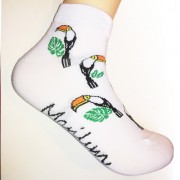 Шкарпетки жіночі бавовняні з малюнком Marilyn Footies Tukan