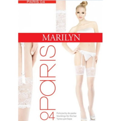 Панчохи жіночі під пояс з мереживом Marilyn Paris 04