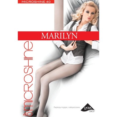 Колготки жіночі з ефектом блиску 3D мікрофібра Marilyn Microshine 40